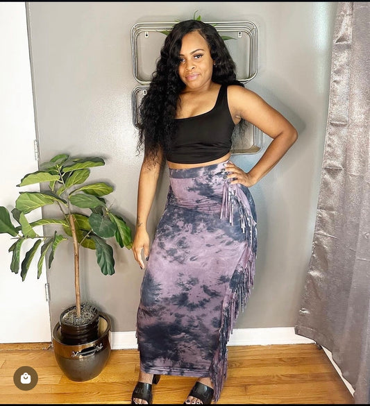 Tie-dye skirt